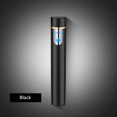 Black Мини светодиодный умный сенсорный USB Электрический светильник er сенсорный индукционный сигаретный светильник er светильник плазменный светильник er гаджеты для мужчин - Цвет: Black