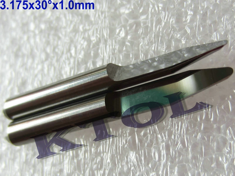 

Новинка 1/8 "хвостовик 30 градусов 1,0 мм шаровой конец CNC фрезы, 10 шт./компл. PCB фрезы гравировальные инструменты для дерева МДФ акрил