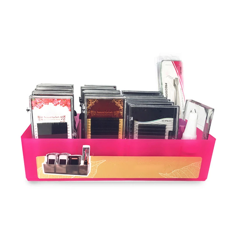 4 Slots False Eyelash Lash Storage Box Organizer Eye Lashes Tweezer Display Holder Case Extension Tool Packaging Supplies | Красота и