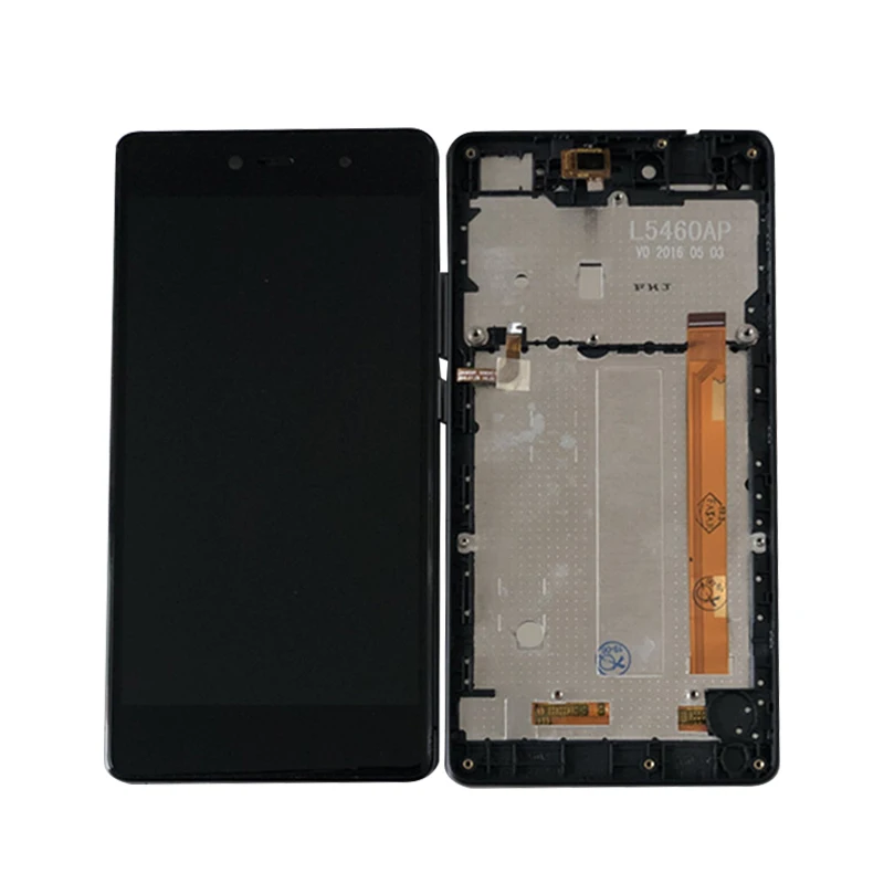 Оригинальный ЖК экран M &amp Sen 5 2 &quotдля Wiko Fever 4G + сенсорный с дигитайзером и рамкой