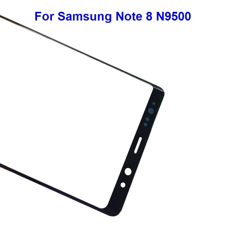 Замена экрана дигитайзер Передняя стеклянная линза для samsung Galaxy Note 8 N950 N9500 N950F lcd