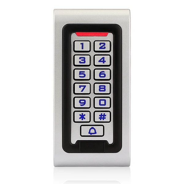 RFID Клавиатура контроля доступа водонепроницаемый IP68 металлический чехол 125 кГц ID однодверный Автономный контроль доступа Wiegand 26 Бит I/O F1215D