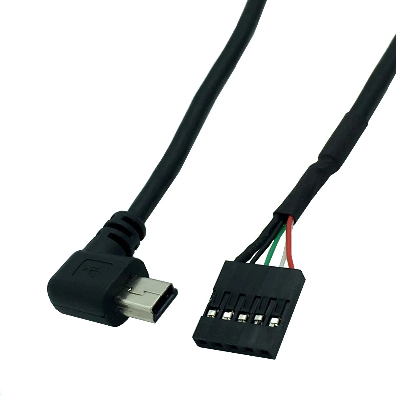 50 см usb mini 5P штекер 90 под прямым углом до 1x 5Pin разъем USB 2 54 кабель материнской