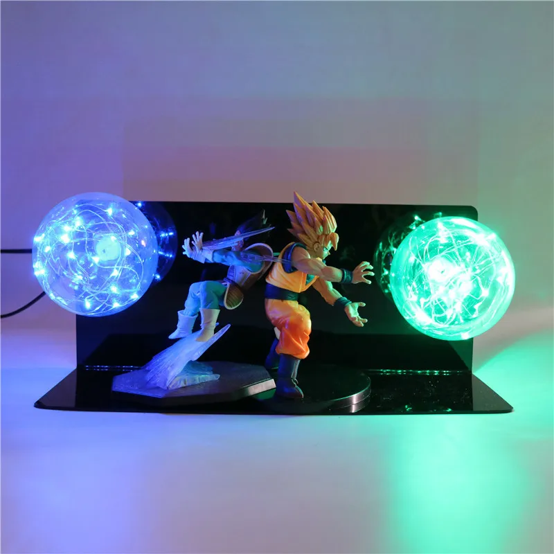 Dragon Ball Z Фигурки Гоку отец Веджета супер сайян борется вместе Kamehameha аниме