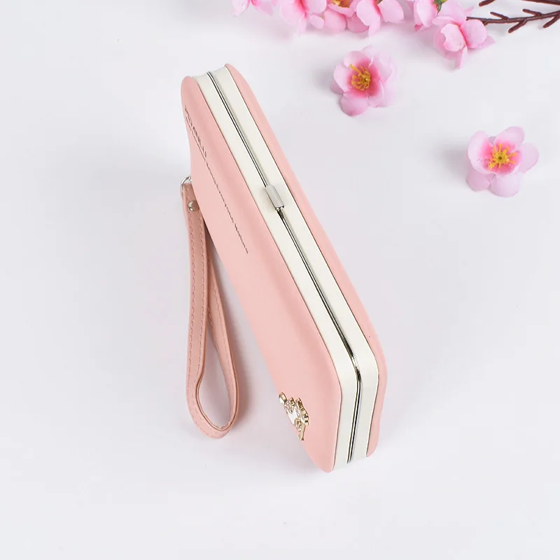 Милые женские кошельки длинные клатчи чехол для телефона iPhone 6 Plus милые портмоне