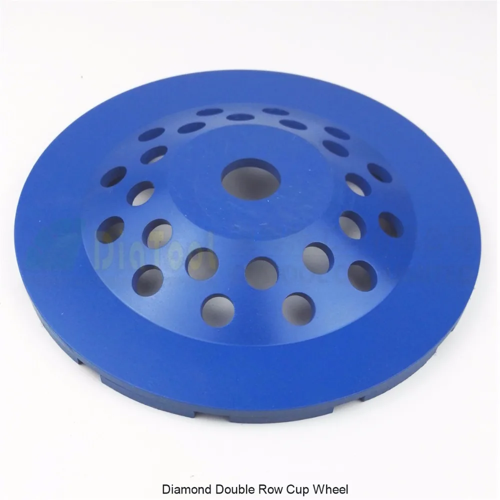 Diatool 7 &quot/180 мм Diamond двухрядные шлифовальные чашки колесо для Гранит и жесткий
