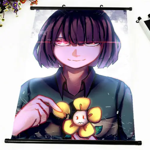 Аниме постер милый Loli аниме Undertale Сексуальная настенная прокрутка печатная