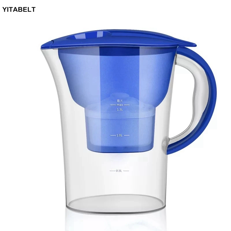 Water Filter Jug Kettle With Refill Cartridge Activated Carbon Home Office Drinkware Purifier | Бытовая техника