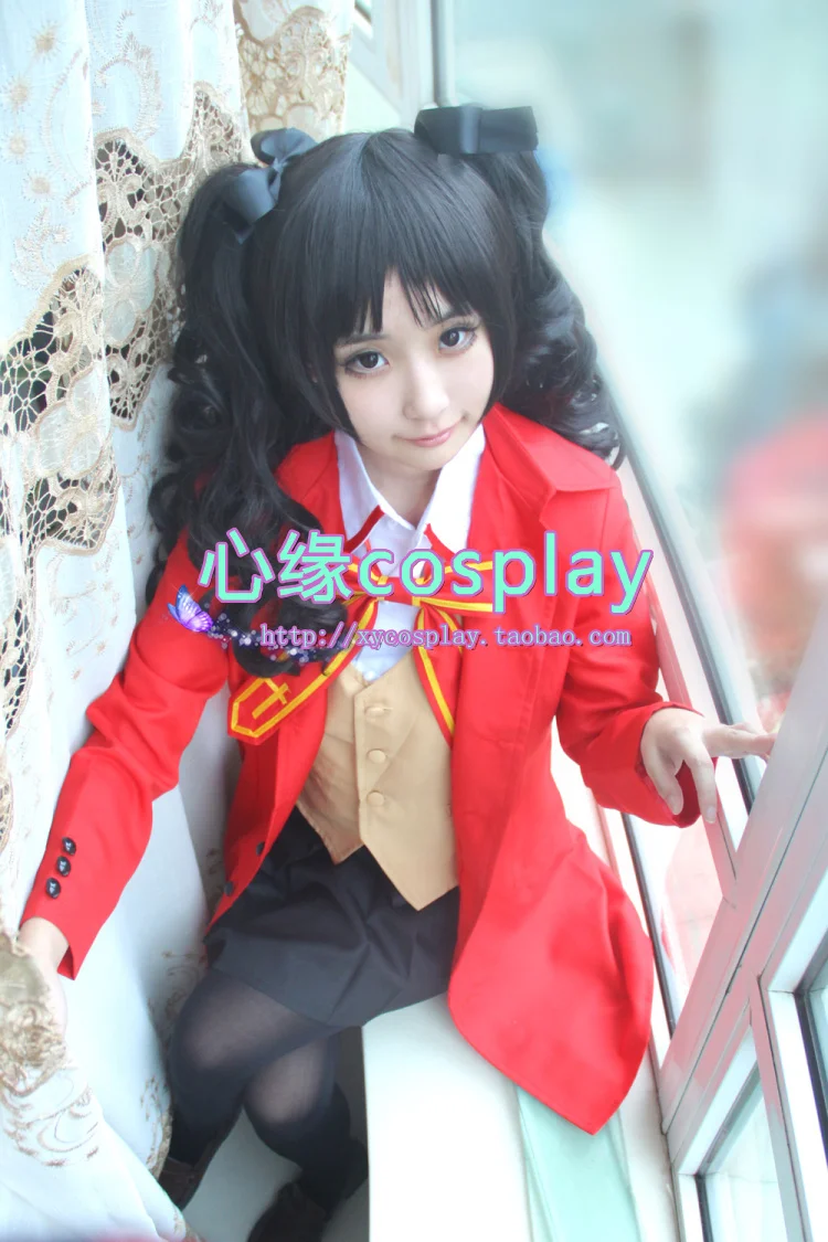 

Японское аниме Харадзюку, Fate stay night, Tohsaka Рин маршил Сакура cos, Хэллоуин, повседневная школьная форма JK, женский костюм