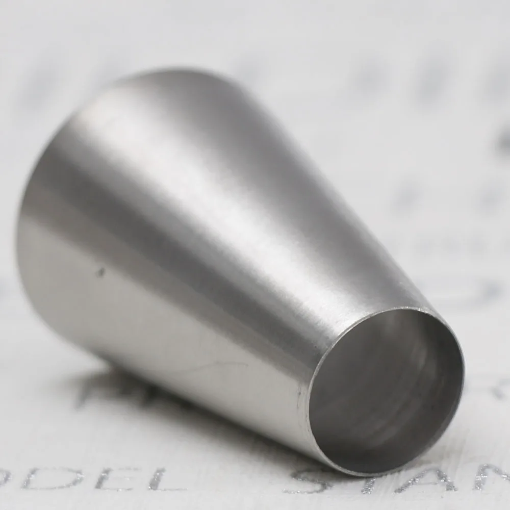 1 шт. большая круглая металлическая насадка для украшения торта из нержавеющей