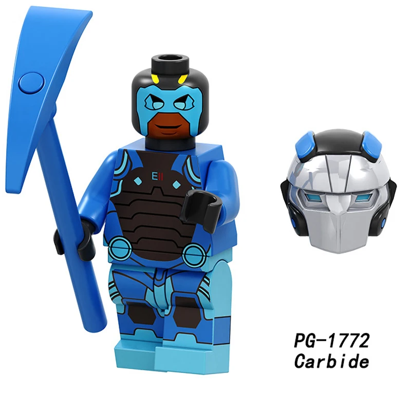 PG1772 Одна распродажа, строительные блоки, игра, Zoey Cuddle, Лидер команды, Tekni que, Хромовая фигурка Левиафана для детей, игрушки, PG8203 - Цвет: PG1772