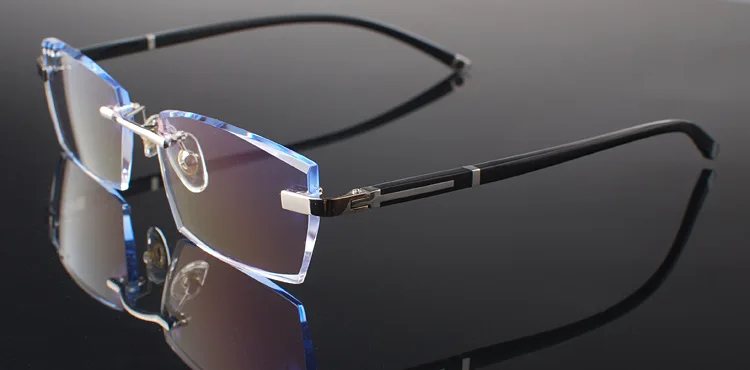 Lentes Opticos Mujer чистый титан оправа для очков алмазная резка краев модные мужские
