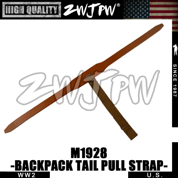 

WWII WW2 M1928 BACKPACK TAIL PULL STRAP BAG ACCESSORY