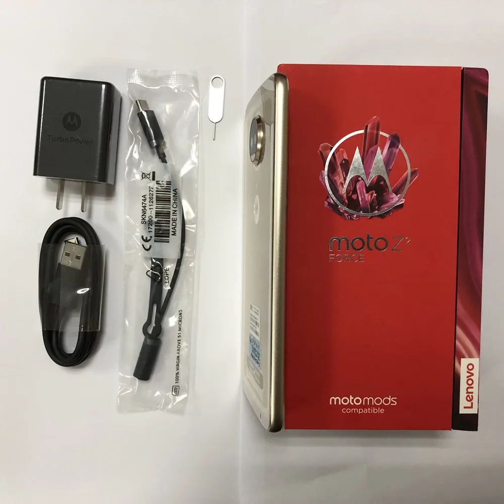 Motorola MOTO Z2 Force XT1789-05, 4 Гб ОЗУ, 64 Гб ПЗУ, 5,5 дюйма, Snapdragon 835, 12 МП, задние камеры, Android 8,0, NFC, смартфон с отпечатком пальца