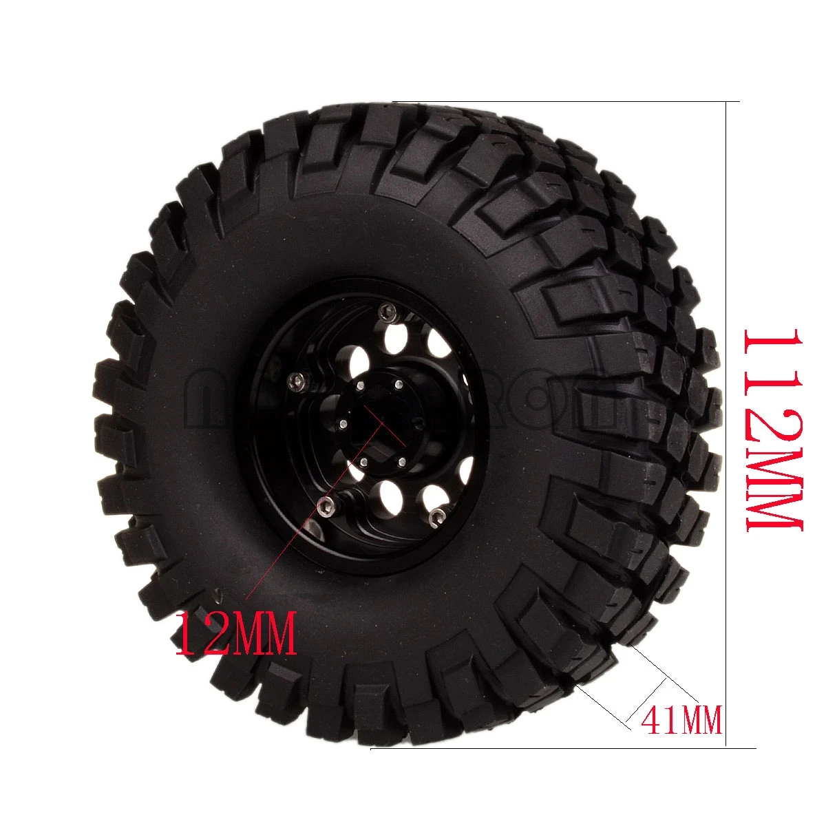 Новые ENRON 4P 1 9 дюйма алюминиевые Beadlock обода колеса и 112 мм шины RC Rock Crawler RC4WD TF2 D90 D110