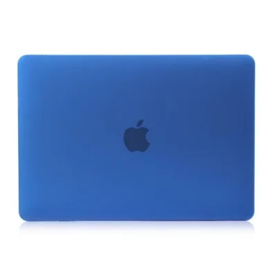 dark blue Модный чехол для ноутбука Macbook air retina 11 12 13 15 New Pro A1706 A1989 A1990 Матовый Жесткий пластиковый Чехол+ крышка для клавиатуры - Цвет: dark blue