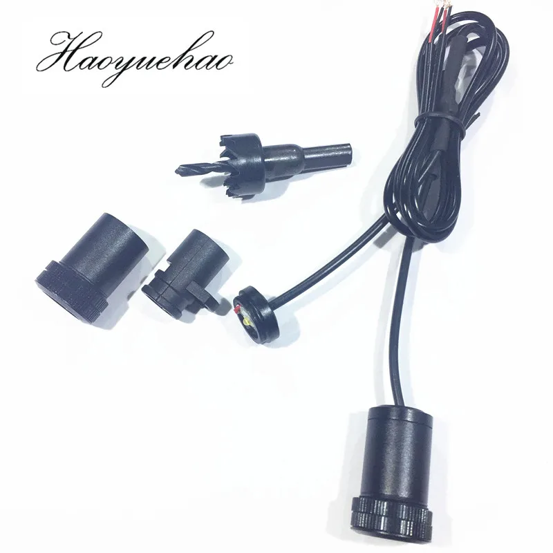 Haoyuehao 2018 Универсальный 12v Led пригласительные огни в дверь автомобиля светильник