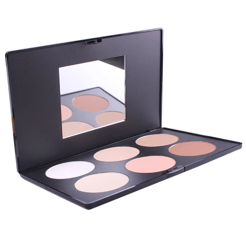 Miss Rose 6 Color Makeup Concealer Palette Foundation Long-Lasting Natural Powder Cosmetics |