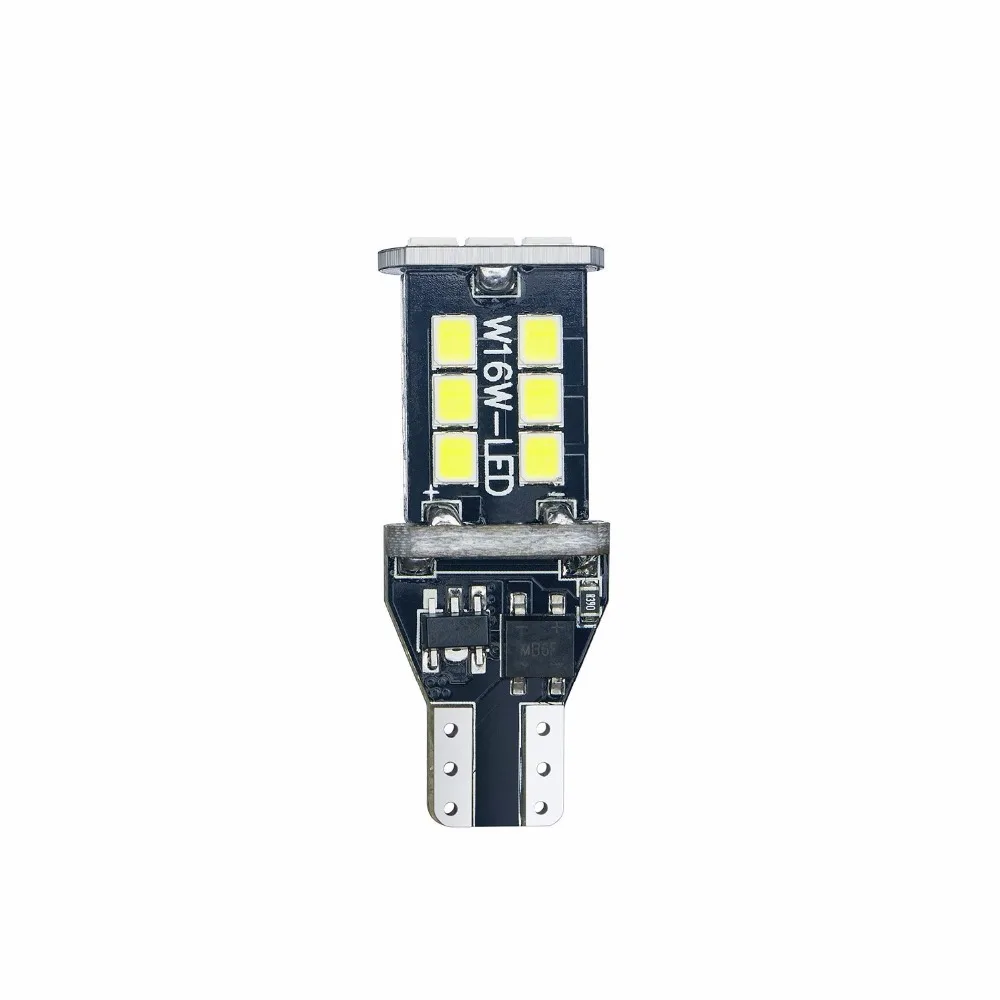 4 шт. T15 очень яркий без ошибок Canbus авто 921 912 W16W Chipsets светодиодный лампы для