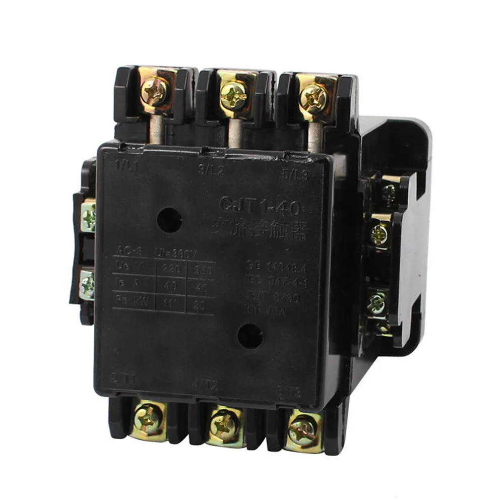 Двигатель Управление контактор переменного тока 40A Ie 24V 36V 48V 110V 220V380V катушки