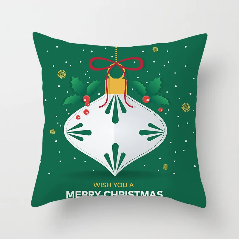 Merry Christmas Рождественский Чехол на подушку, декоративная подушка, чехол, Санта Клаус, полиэстер, наволочка, чехол, kerstmis navidad