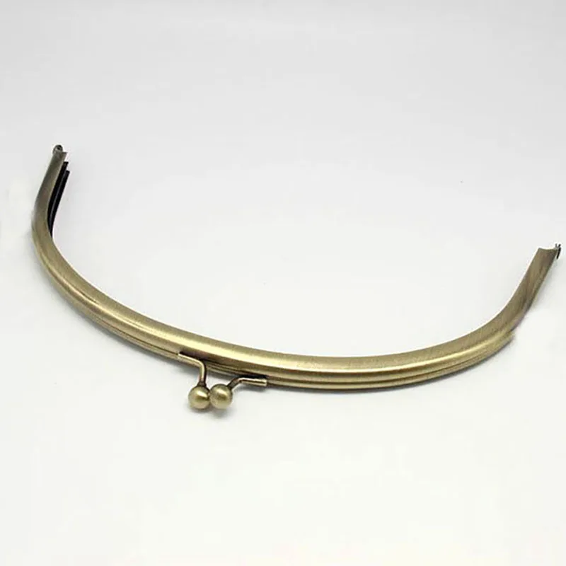 10 шт Ретро цветок металлическая ручка каркас для кошелька Кошелек Рамка 24 5 см (9 6