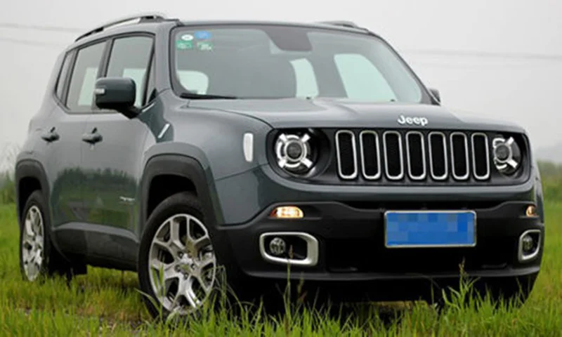 HID фары проектор в сборе w DRL Для Jeep Renegade 2015 2017 светодиодный ксеноновых фар