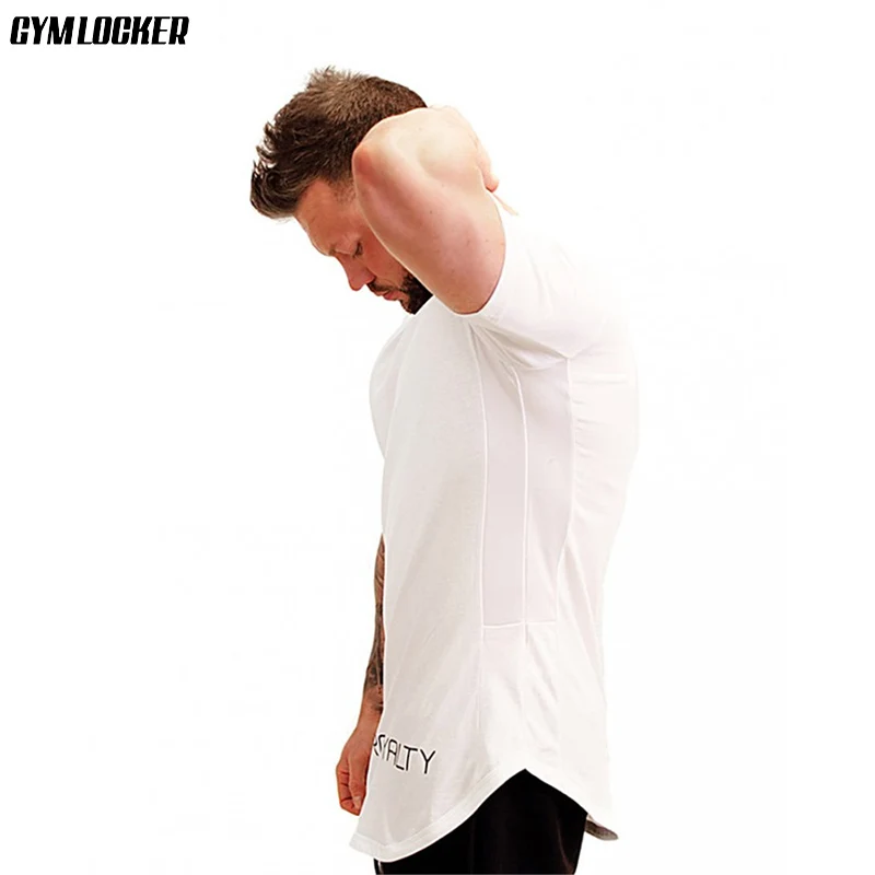 GYMLOCKER модная дизайнерская футболка с принтом Мужская круглым вырезом высокое