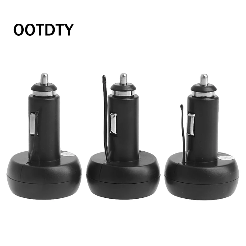 3in1 Car Auto Digital LED Thermometer USB Charger Cigarette Voltmeter RGN | Volt Meters
