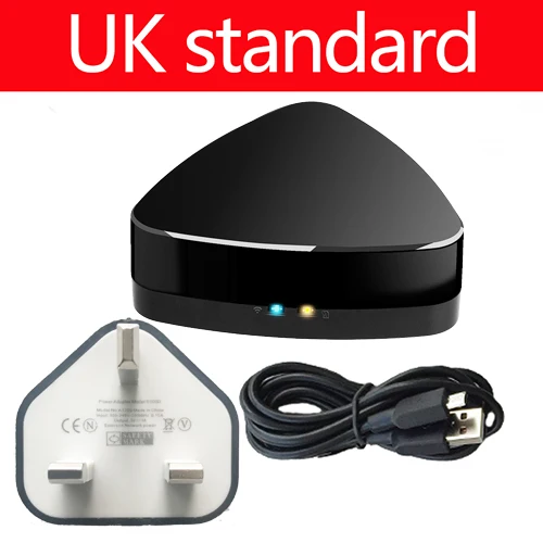 UK standard Broadlink RM R1 RM03 WiFi универсальный пульт дистанционного управления Управление RF+ IR 433/315 Hmz для РФ проектор светильник переключатель ИК ТВ Декодер каналов кабельного телевидения - Цвет: UK standard