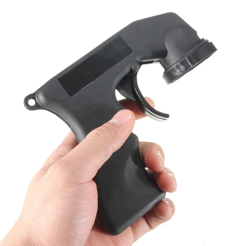 

New Portable Handle Spray Gun Car Styling Aerosol Spray Can Handle with Full Grip Trigger for Painting Red Black