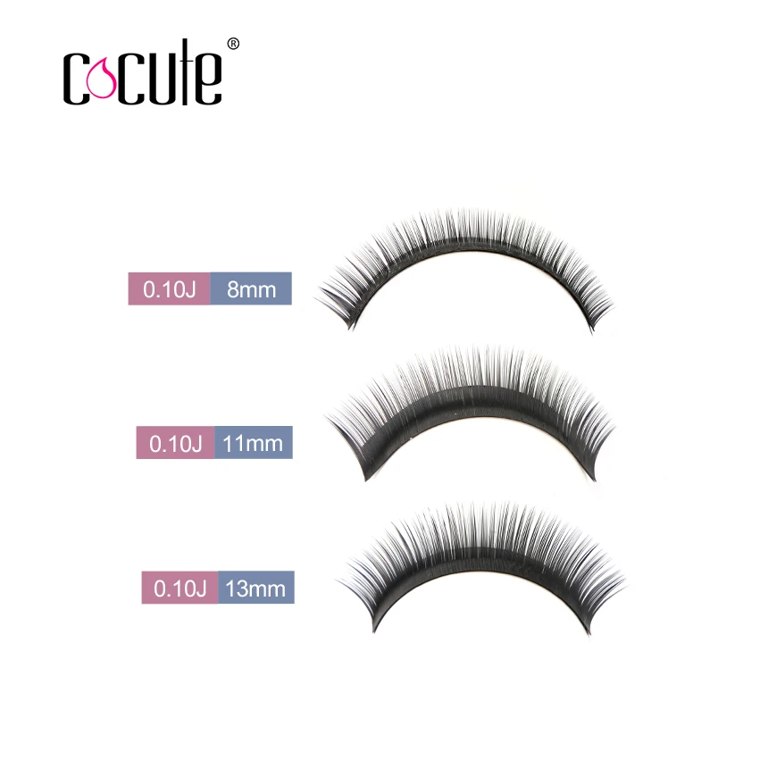 Cocute Мягкие Накладные ресницы 1 комплект черные норковые для наращивания