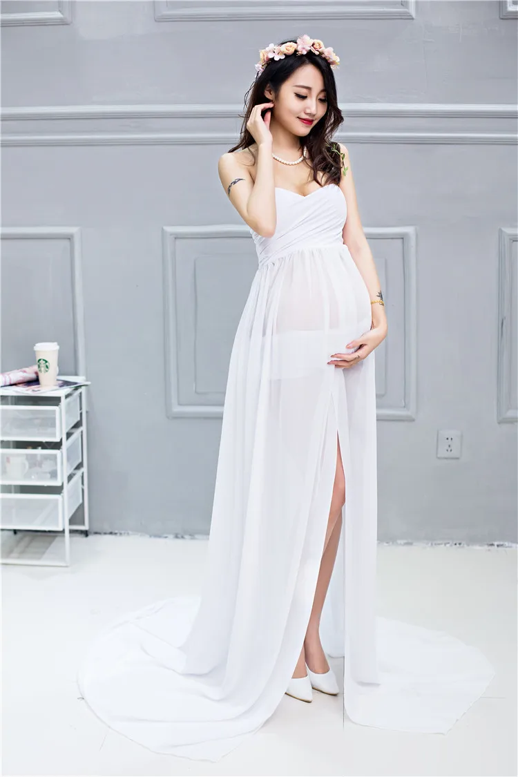 SLYXSH Мода для беременных реквизит фотосессии Необычные платья Одежда шифоновое