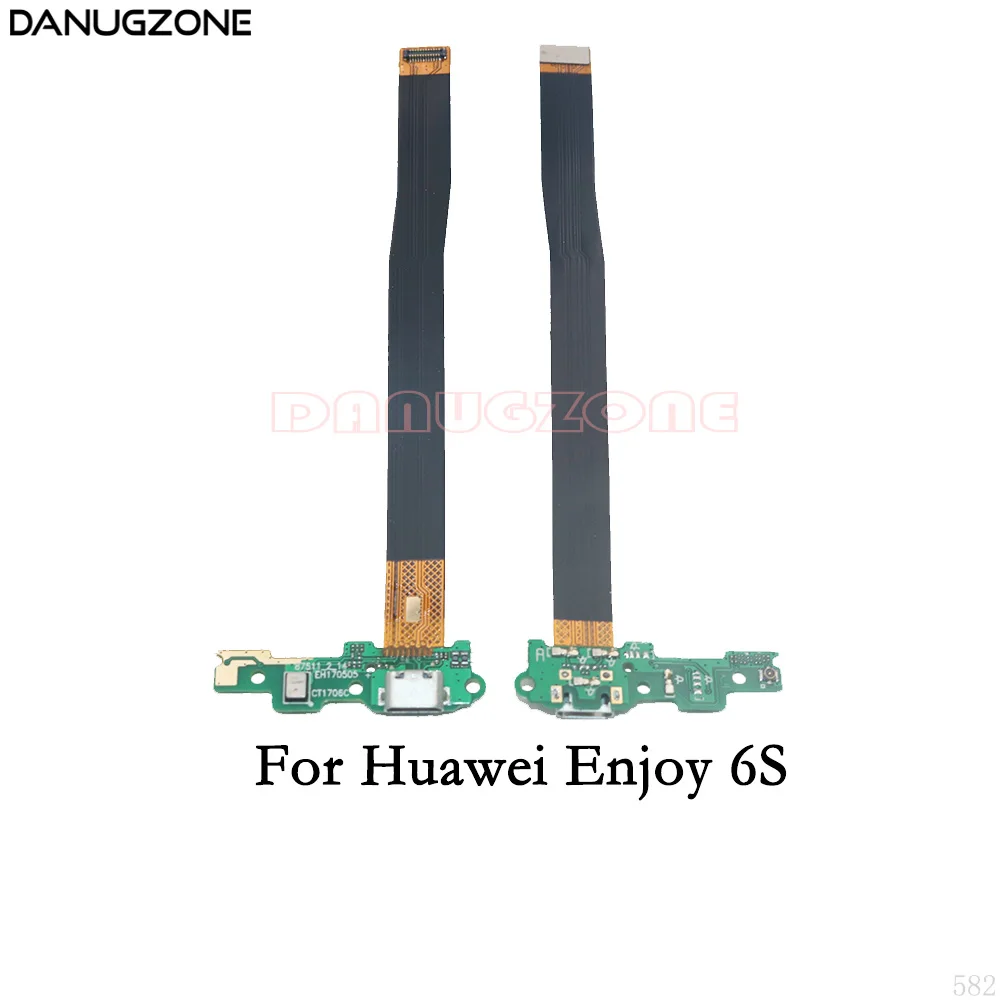 Док станция с USB разъемом для зарядки Huawei Enjoy 6S 5 6 AL00 AL10|Шлейфы мобильных телефонов|