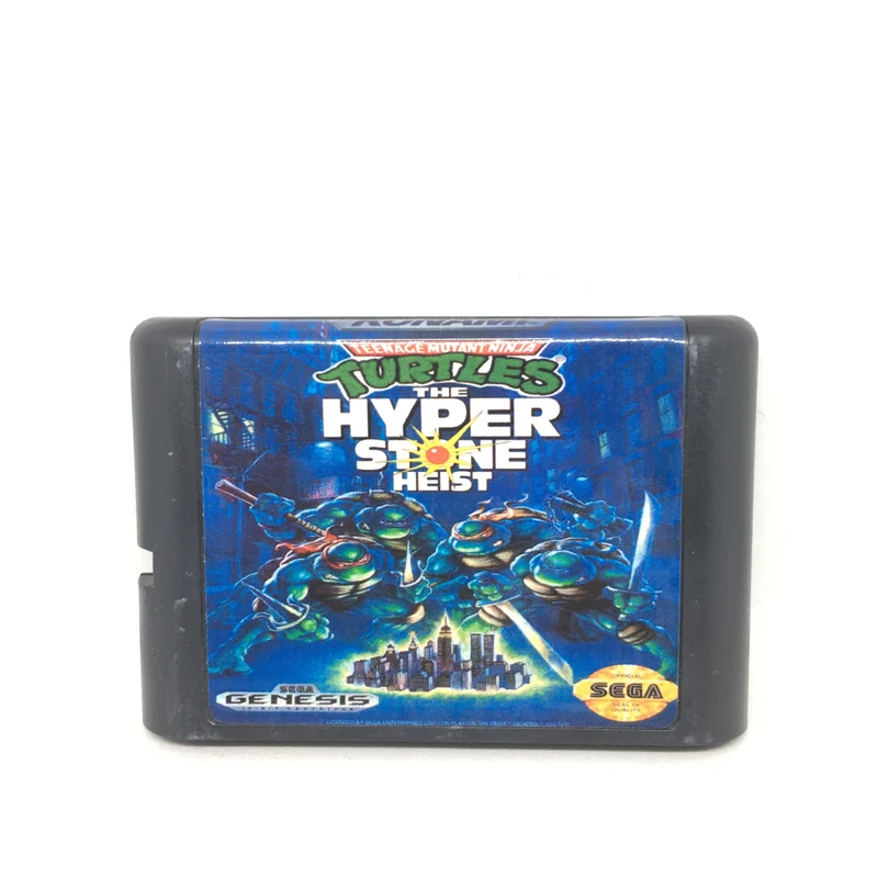 Черепахи гиперстоун кража 16 бит карточная игра картридж для sega Mega Drive/Genesis системы EUR/США оболочки