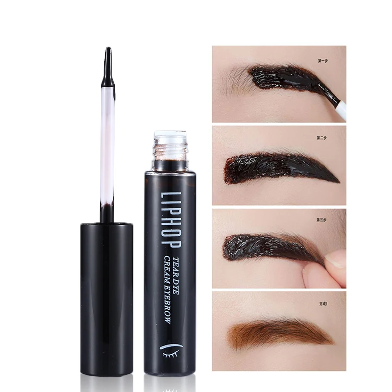 

2018 New Brand Eye Brow Tint Cosmetics Natural Long Lasting Paint Tattoo Eyebrow Waterproof Black Brown Eyebrow Pencil Makeup