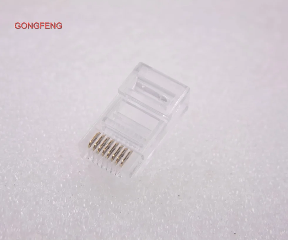100 шт. Новинка лидер продаж разъем RJ45 8P8C CAT6 шесть типов неэкранированных сквозных