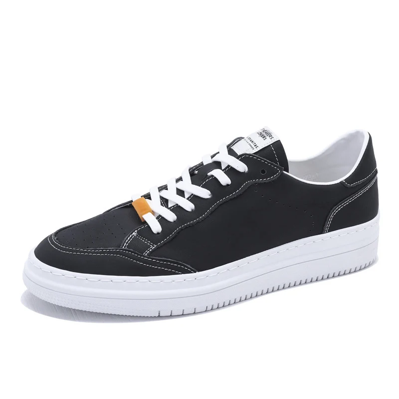 

Owen Seak Men Casual Shoes Cow Genuine Leather Luxury Trainers Autumn Casual Loafers Lace-Up Flats White Shoes Spring Sneakers