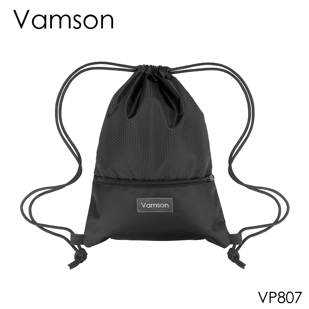 

Vamson for Go Pro Hero 6 5 4 Storage Bag Bundle Pocket Cord Bag Drawstring Backpack for Yi 4K for MIJIA for SJCAM Camera VP807