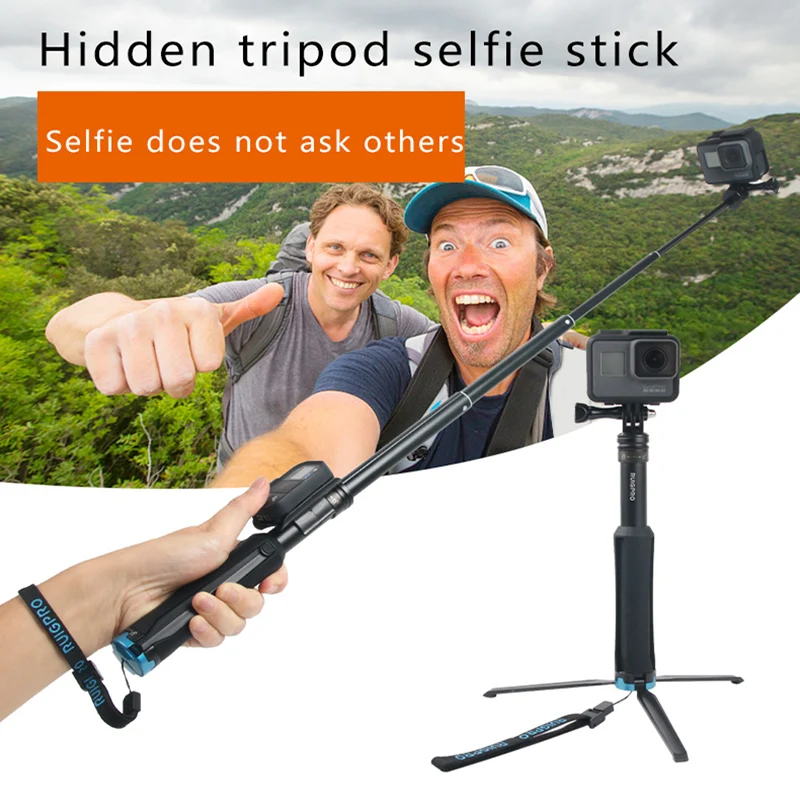 Go Pro Аксессуары селфи палка для Gopro hero 7 6 5 4 3 Экшн Спортивная камера Yi mijia SJCAM SJ4000