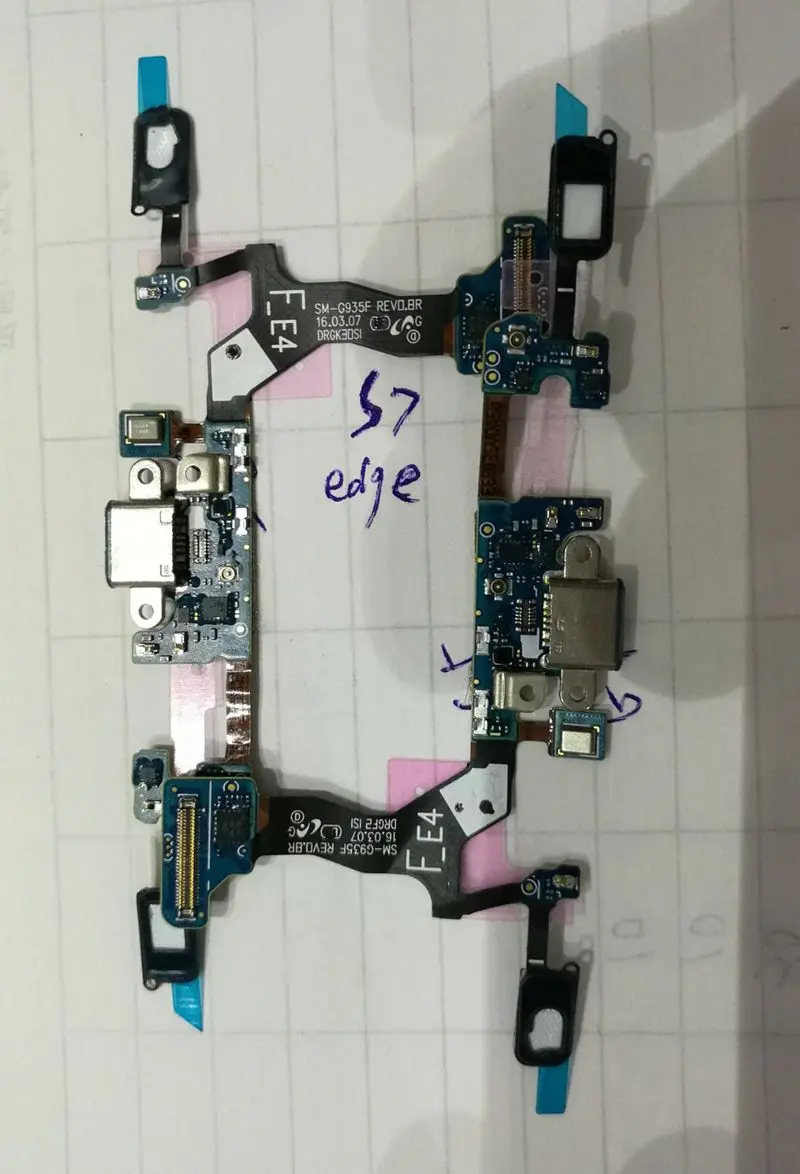 Гибкий кабель для зарядки Samsung s7 edge G935F гибкий S7 Edege используется в Европе |