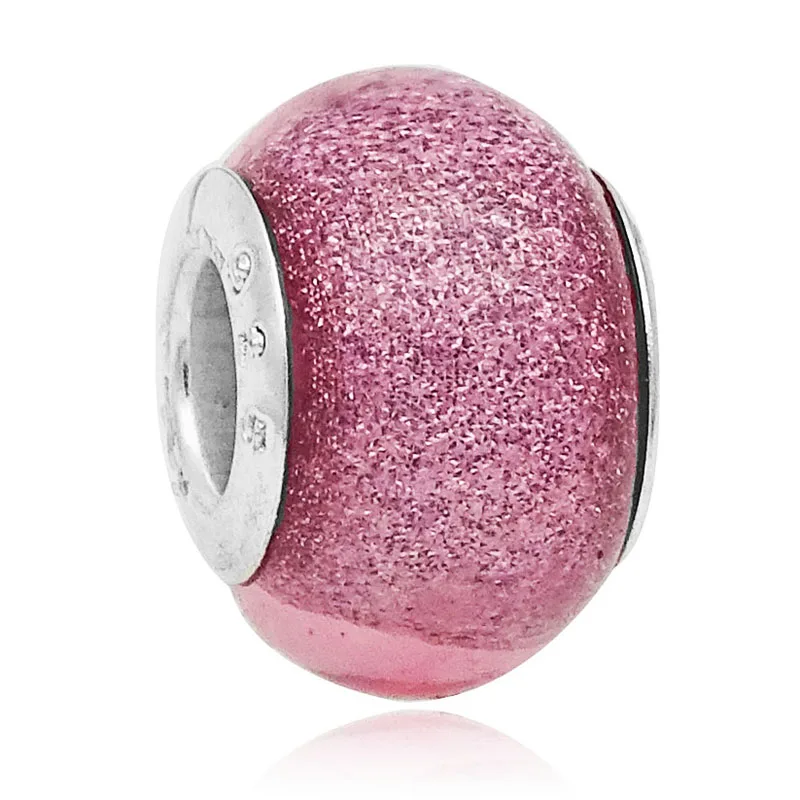 Распродажа круглые бусины из муранского стекла розового цвета подходят для