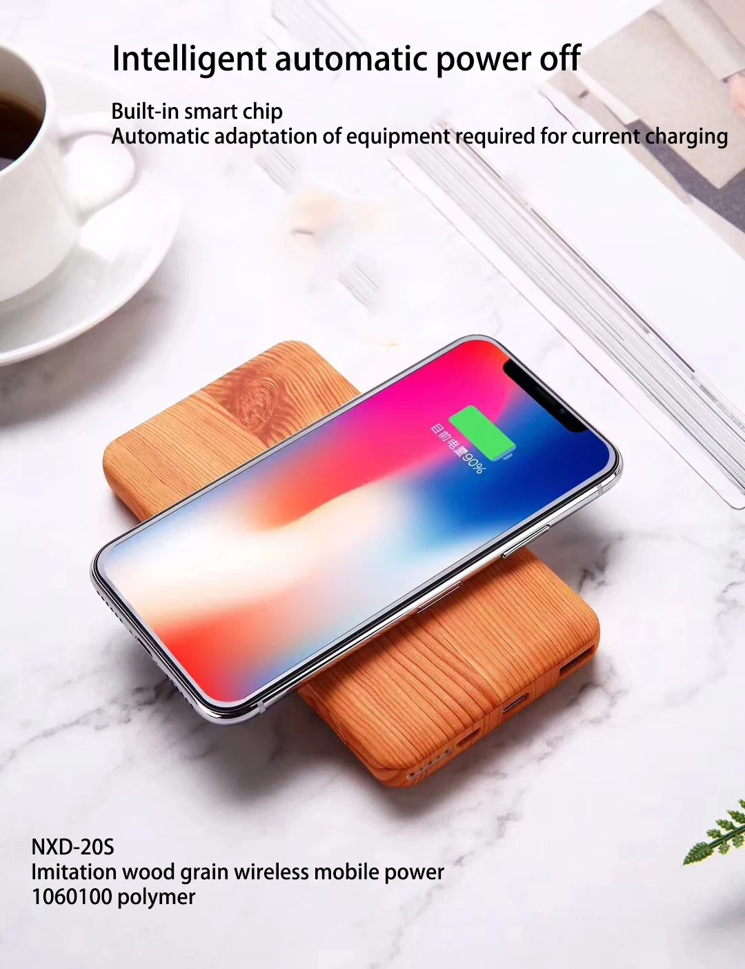 Беспроводное зарядное устройство Power Bank для iPhone 6000mah ABS Iphone 8plus | Электроника