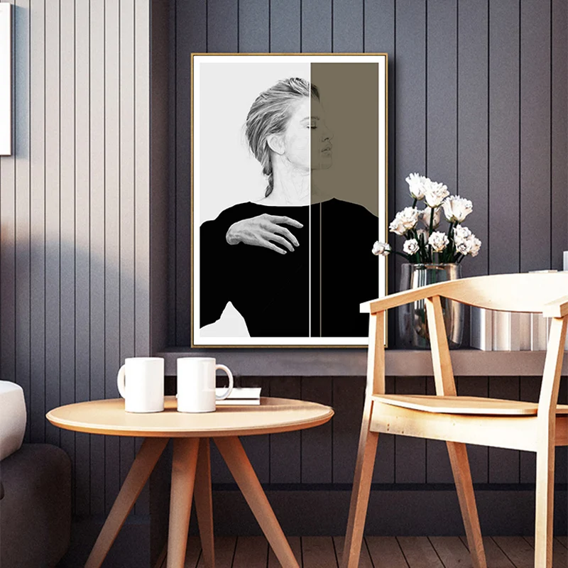 Постер для девушек холст художественные принты акварель женщина живопись