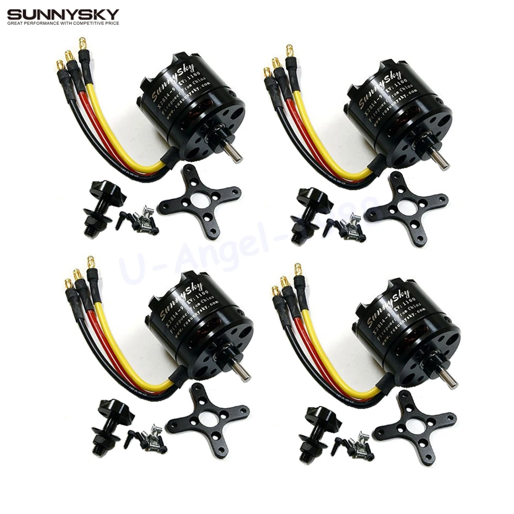 4 компл./лот SunnySky X2814 Series 900KV 1000KV 1100KV 1250KV 1450KV внешний фреза