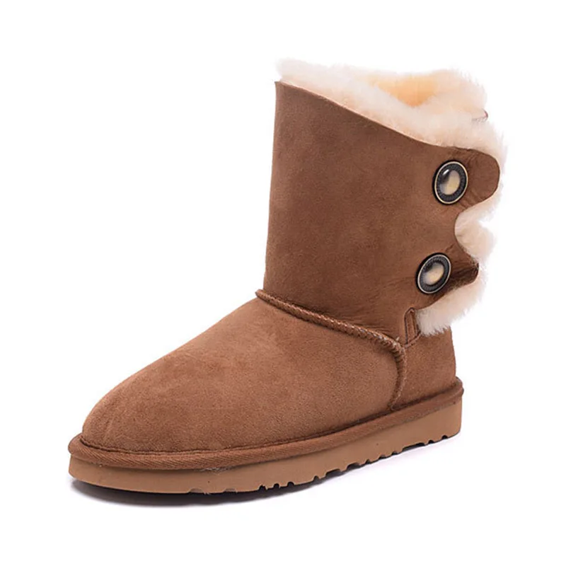 Женские зимние сапоги из натуральной овечьей кожи с натуральным мехом|winter shoes|snow