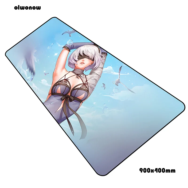 Сексуальный коврик для мыши 900x400x3 мм, игровой коврик для мыши с HD рисунком, большой коврик для мыши, игровой компьютерный стол, модный коврик, notbook mousemat pc