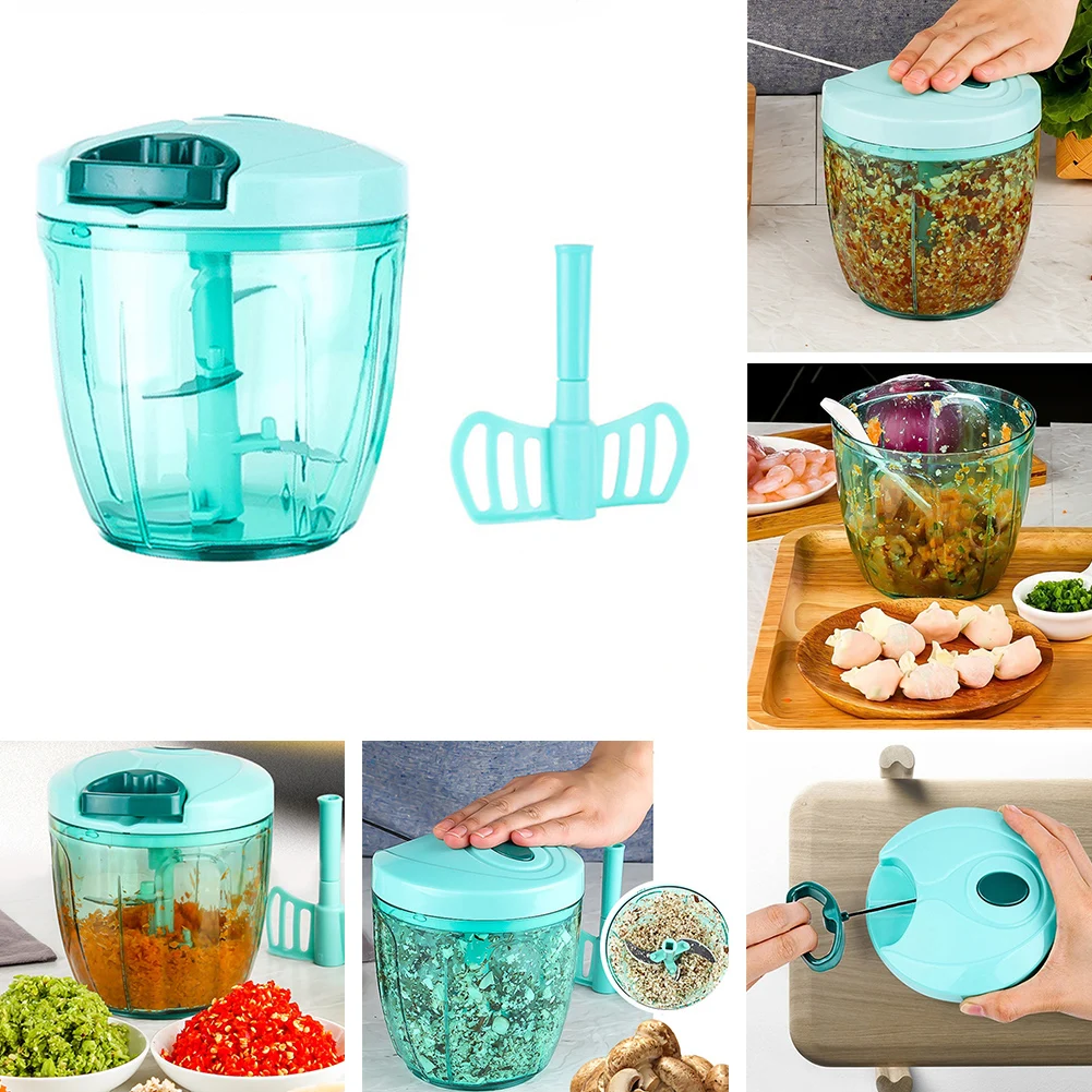 900ML Vegetable Onion Garlic Food Quick Chopper Cutter Slicer Peeler Dicer | Дом и сад