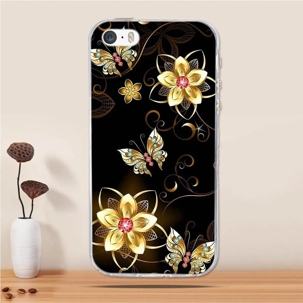 Чехол для iphone 5, 5s se, силиконовый 3D чехол из ТПУ для iphone 6, 6s, чехол, силиконовый чехол, чехол для iphone 6s, 5 s, чехол - Цвет: 16