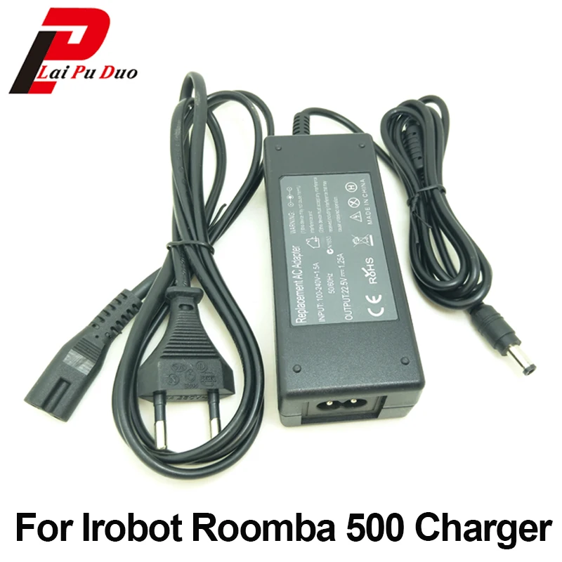 Адаптер питания для Irobot Roomba 400 500 600 700 1 25a 22 5 в зарядное устройство серии 532 535 540 550 560